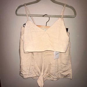 Japna 2 Piece Set Shorts and Tank top Women’s Size Large NWT